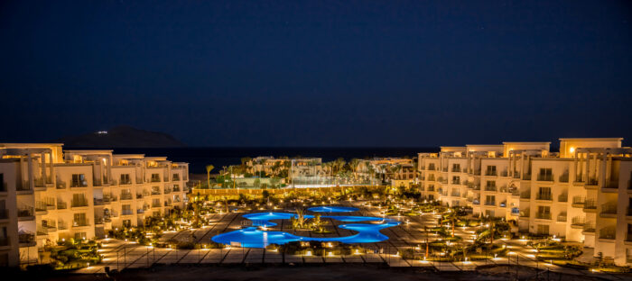 evening Landscape View of Resort